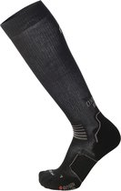 Medium weight Oxi-jet compression long running socks L Zwart