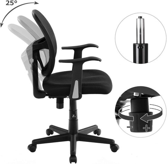 | Nancy's Bureaustoel Ergonomische Mesh Stoel Nancy's Bureaustoel Ergonomische Mesh Stoel Veerkrachtig