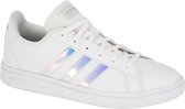 adidas Dames Witte Grand Court Base holografisch - Maat 40