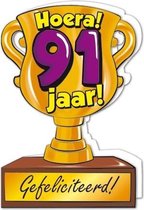 Wenskaart Trofee 91 jaar