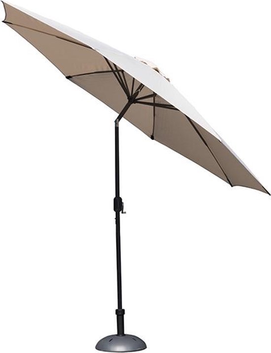 Juno parasol rond - 300 cm. doorsnede - Cream | bol.com