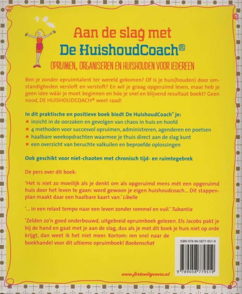 Aan de slag met de huishoudcoach - back cover