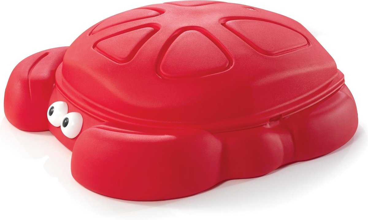 Step2 Crabbie Zandbak - Met Deksel en Bankjes - Zandbak krab van plastic / kunststof met schelp deksel - Twee voorgevormde zitbankjes — afbeelding 8