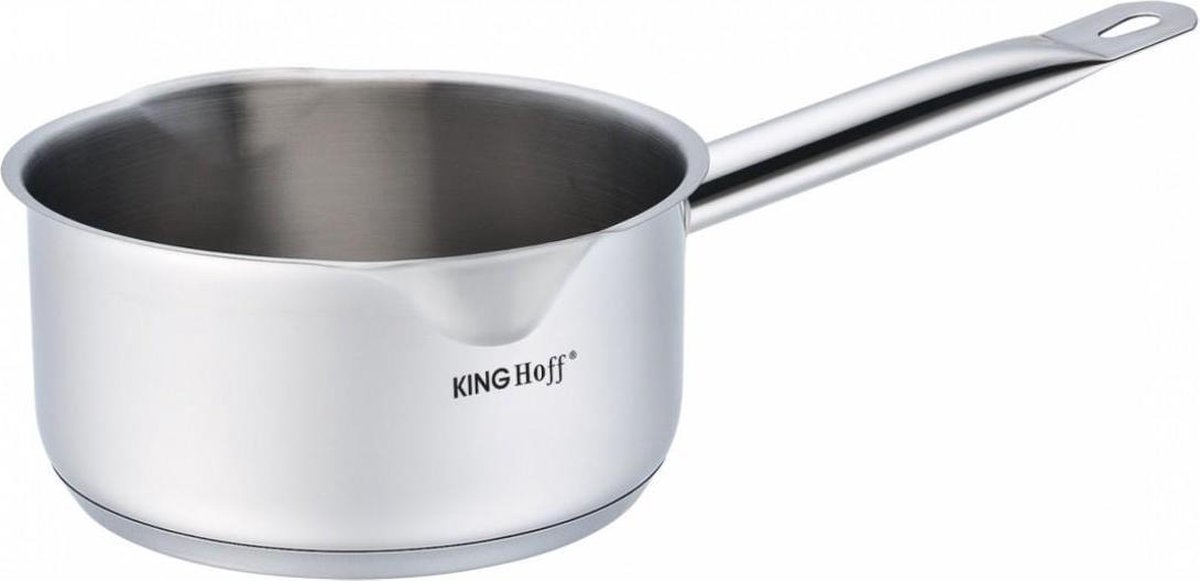 Bol.com Kinghoff 1124 steelpan - Ø14 cm - rvs - alle warmtebronnen aanbieding