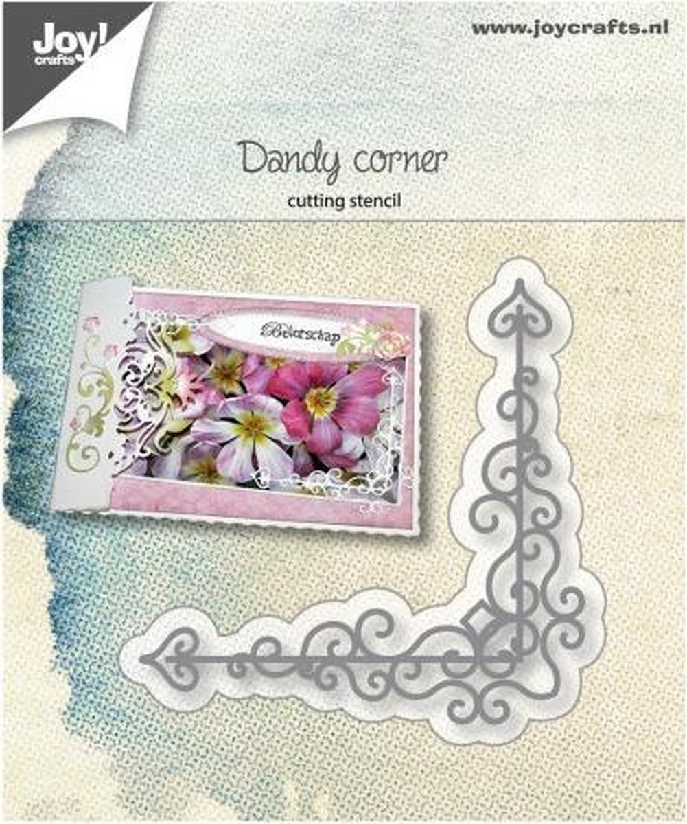 Joy!Crafts • snijstencil dandy corner