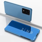 Mirror View Case - Samsung Galaxy S20 Ultra Hoesje - Blauw