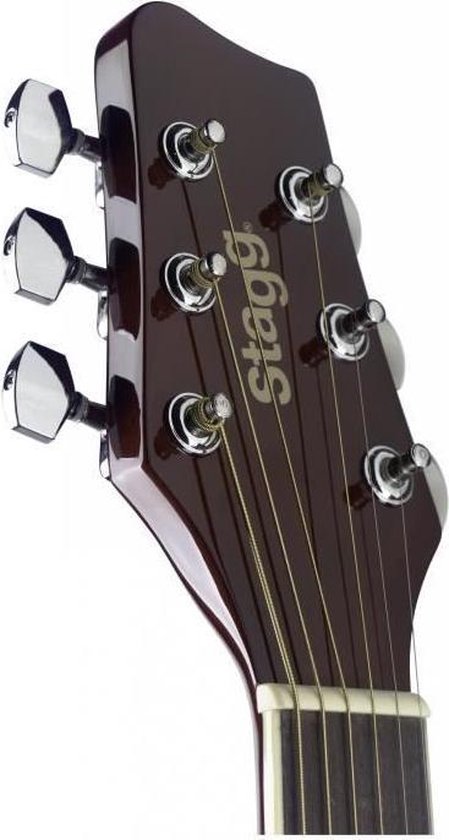 communicatie verontschuldigen uitbreiden STAGG Folk gitaar SA20ACE NAT Electro Natural | bol.com