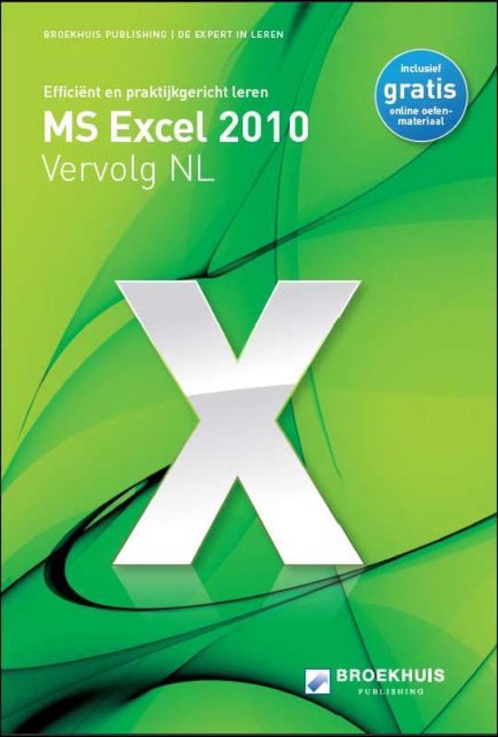 Cover van het boek 'Excel 2010 Vervolg NL'