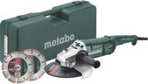 METABO Grinder - 230 mm WEP 2200-230 + doos + 2 schijven diamanten