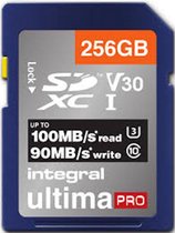 Geheugenkaart Integral SDXC V30 256GB