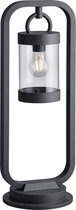 LED Tuinverlichting - Buitenlamp - Trion Semby - Staand - Lichtsensor - E27 Fitting - Mat Zwart - Aluminium - BES LED