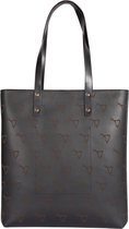 Biggdesign kunstleer tas met herten motief | Authentiek ontwerp en opdruk | 30 cm | Comfortabel gebruik | Kunstenaar ontwerp | Anatolische motieven | Goed wasbaar | Compatibel met alledaagse 
