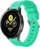 Garmin Vivoactive 3 Siliconen bandje|Ook voor Forerunner 245 & 645|Mint Groen / Mint Green|Premium kwaliteit|Vertical Stripe| One Size