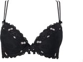 Louisa Bracq Marie-Antoinette Zwart Push Up bh - Beha Maat: 75C