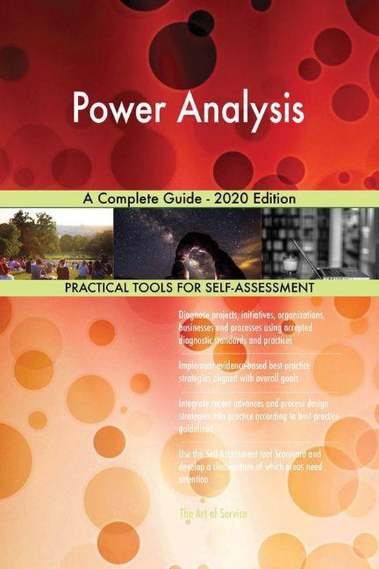 Power Analysis A Complete Guide 2020 Edition (ebook), Gerardus