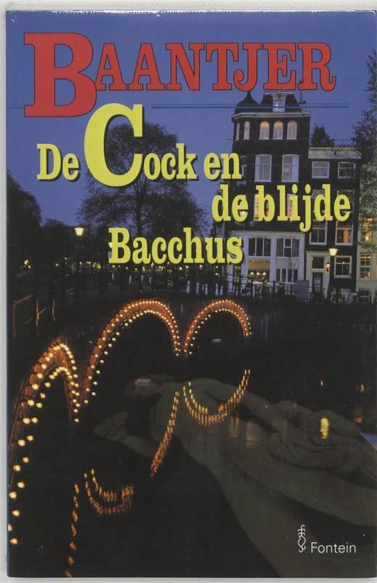 Cover van het boek 'De Cock en de blijde Bacchus' van A.C. Baantjer