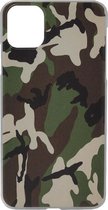 ADEL Kunststof Back Cover Hardcase Hoesje Geschikt voor iPhone 11 Pro - Camouflage