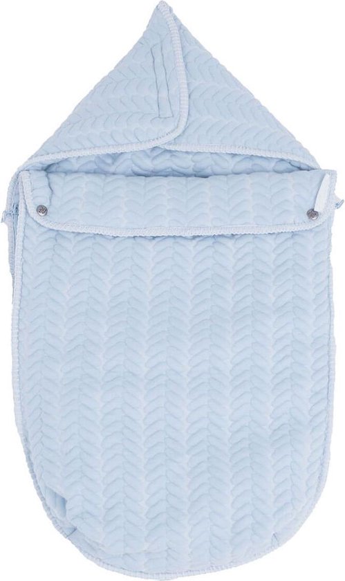 Baby Anne-Cy Butterfly Cable Voetenzak Baby Blue | bol.com