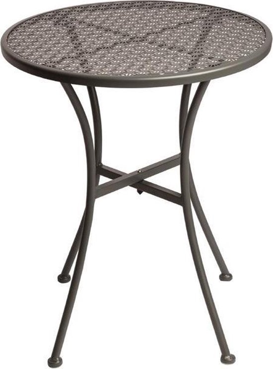 ronde bistro tafel grijs 60cm bol.com