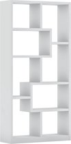 Rousseau - Vakkenkast / Roomdivider - Wit - 89x30x184 cm