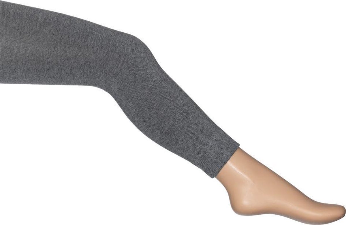 Bonnie Doon - Kinderen - Voetloze Maillots - Jumeaux Footless Tights - Grijs melee/Medium Grey heather - 104/110