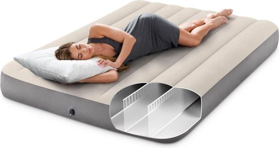 Intex Luchtbed Deluxe Single High 64708