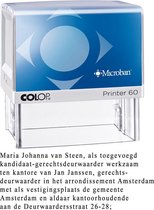 Colop Printer 60 Deurwaarder Zwart - Stempels - Stempels volwassenen - Gratis verzending