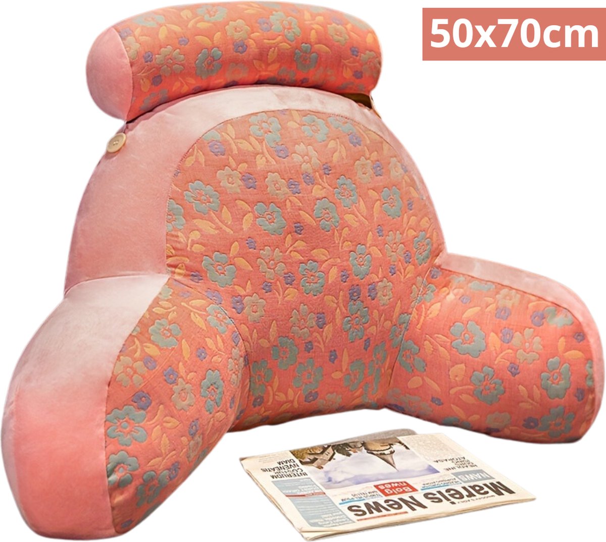 Goedkoopste Nivard Zwangerschapskussen - Zijslaapkussen - Lichaamskussen - Pregnancy Pillow - Maternity Pillow - Zwangerschapskussen XXL - Roze 50x70cm