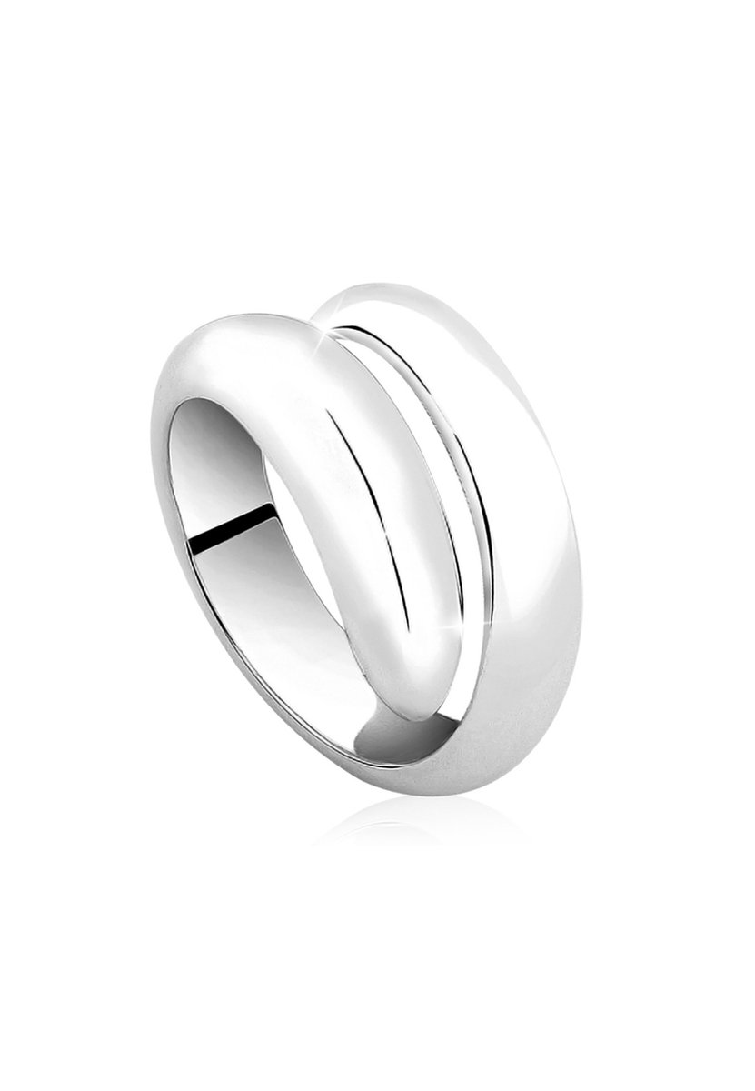 Nenalina - Ring - Basic Wickelring Fingerschmuck 925 Silber - Dames