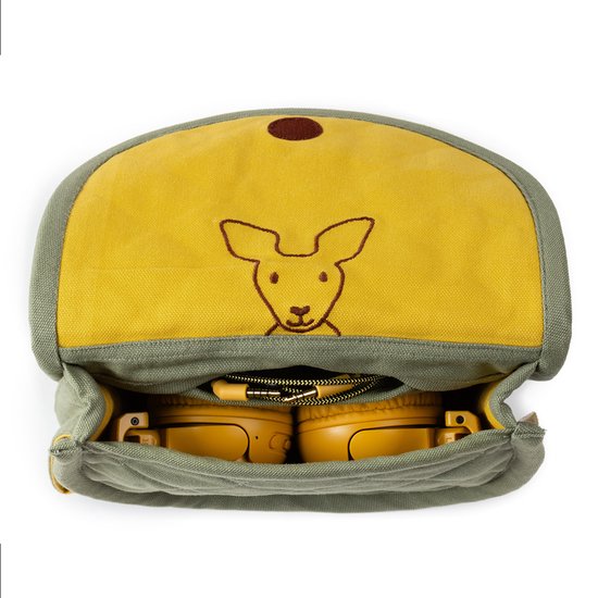 POGS The Kangaroo - Kinder koptelefoon hoes - Duurzaam - 100% biologisch katoen - Beschermhoes voor POGS koptelefoons - Koptelefoon case