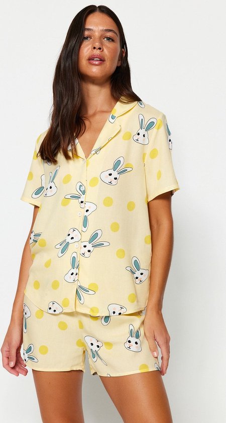 Trendyol THMSS23PT00235 Adultes Femmes - Jaune - 40