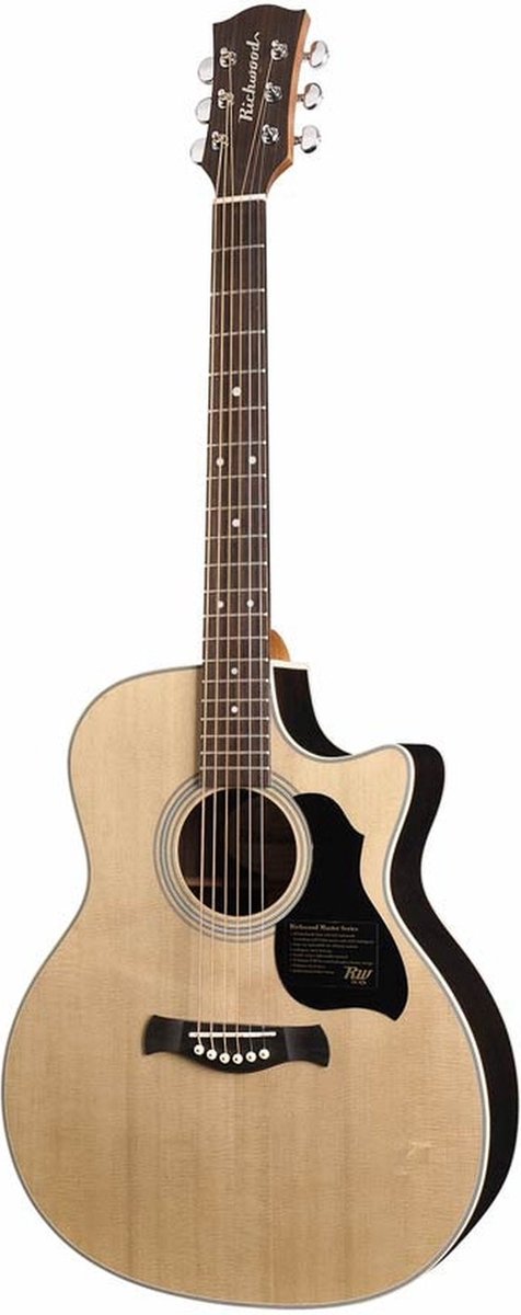 Richwood G-60-CE – Master Series grand auditorium, massief sparren, palissander, Fishman Presys+