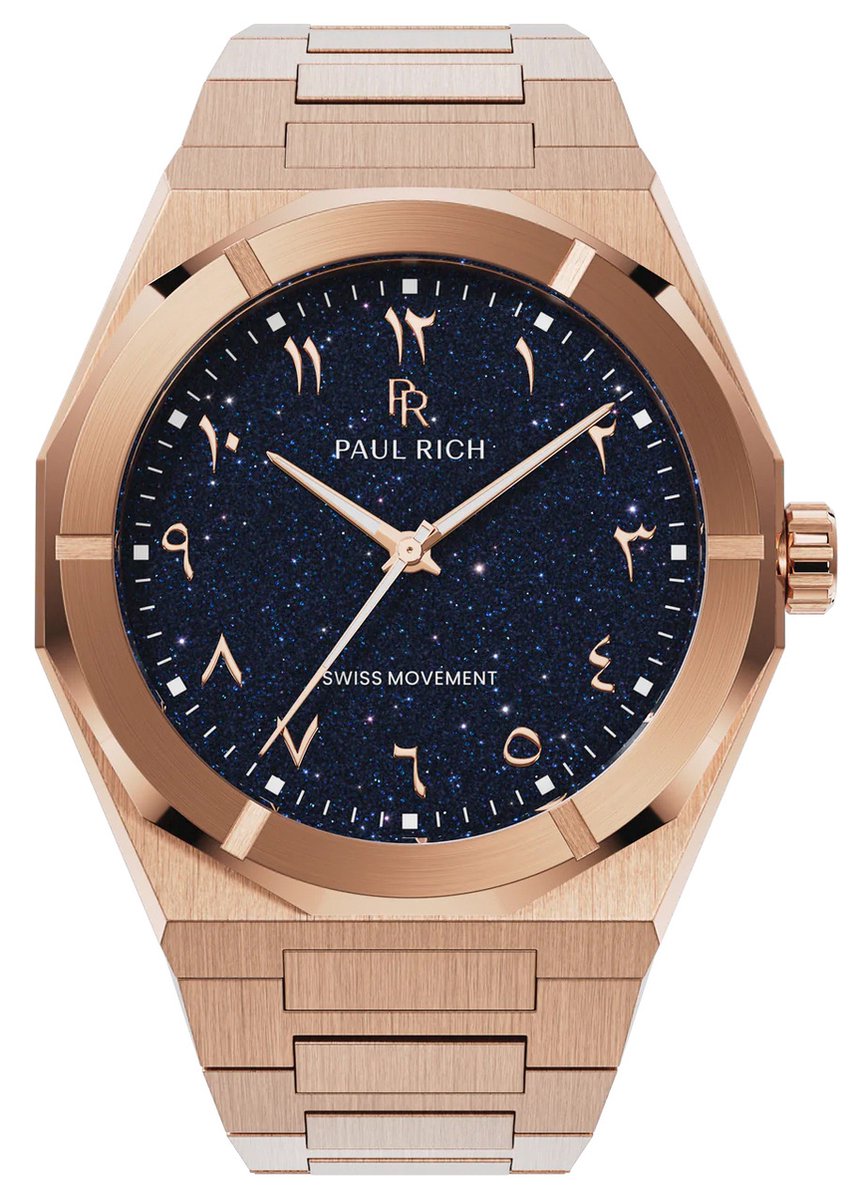 Paul Rich Star Dust II Desert Gold ARAB204 horloge - Copy