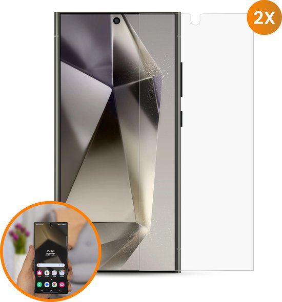 R2B® Screenprotector geschikt voor Samsung S22 Ultra