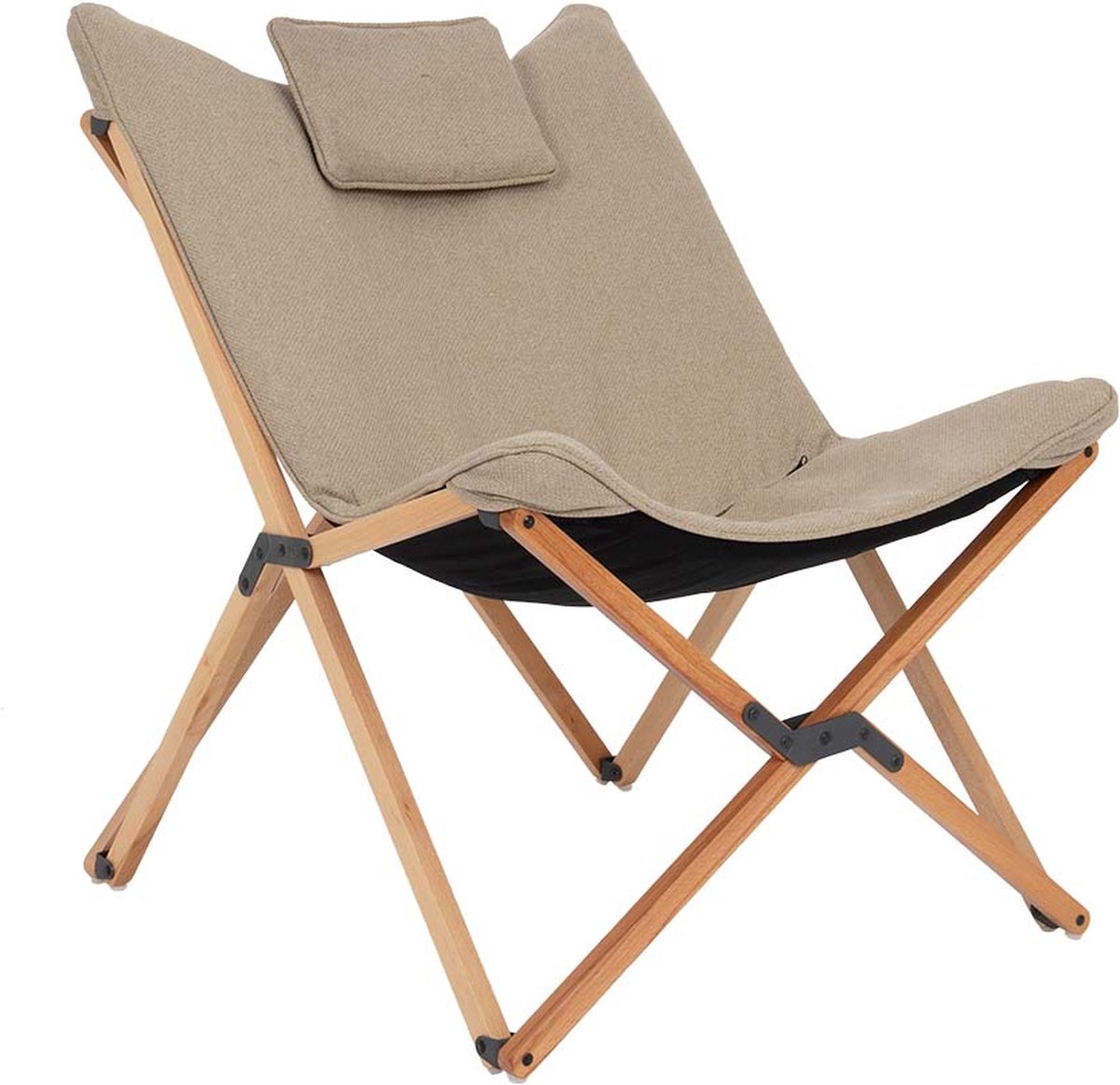 Bo-Camp Urban Outdoor collection - Relaxstoel - Wembley - M - Nika - Beige