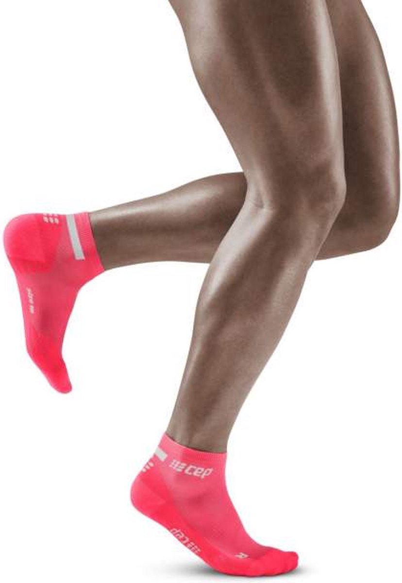 CEP | The Run Low Cut Socks V4 | Hardloopsokken | Heren | Pink | IV -