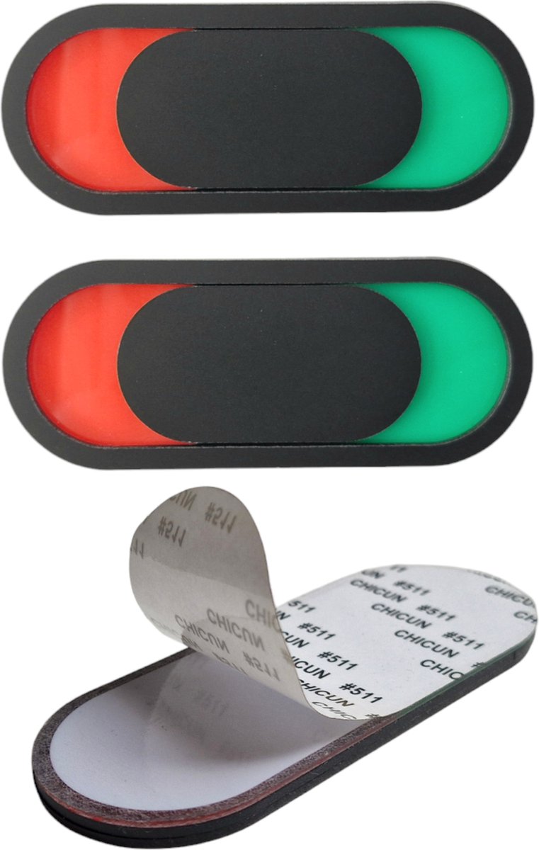 3 STUKS - Niet storen schuifbordje - Bezet vrij - Kantoor accessoires - Vergaderruimte accessoires - Deurbordje - 10 cm x 4,0 cm - Zwart