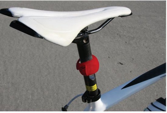 Fietslicht - Voor - Achter - LED - Batterij - Wit/Rood — afbeelding 3