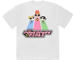 The Powerpuff Girls - Catch Flight Heren T-shirt - S - Wit