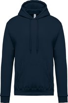 Sweatshirt Homme L Kariban Manche longue Marine 80% Katoen, 20% Polyester