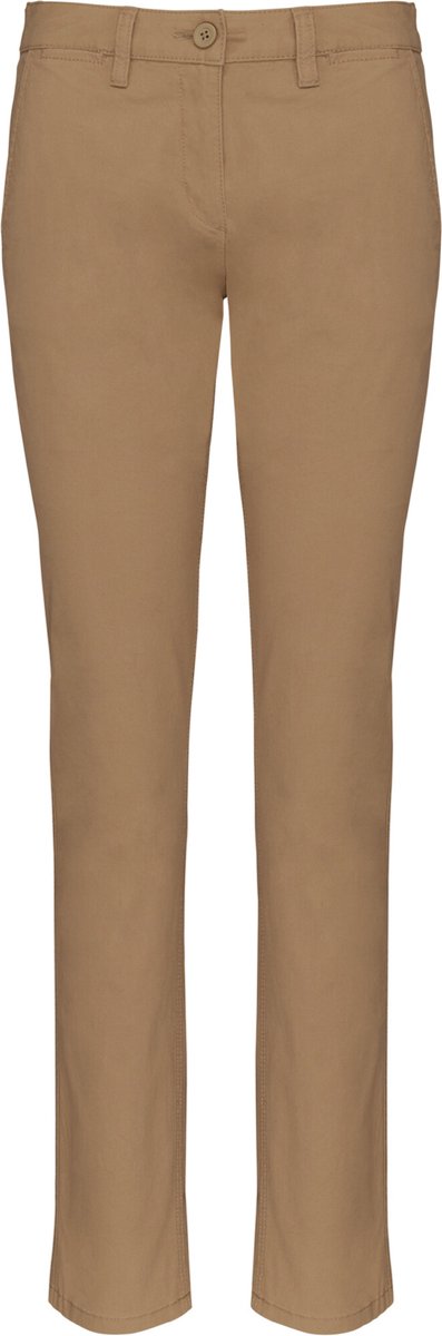 Kariban Dameschinobroek K741 - Camel - 42 NL (44 FR)