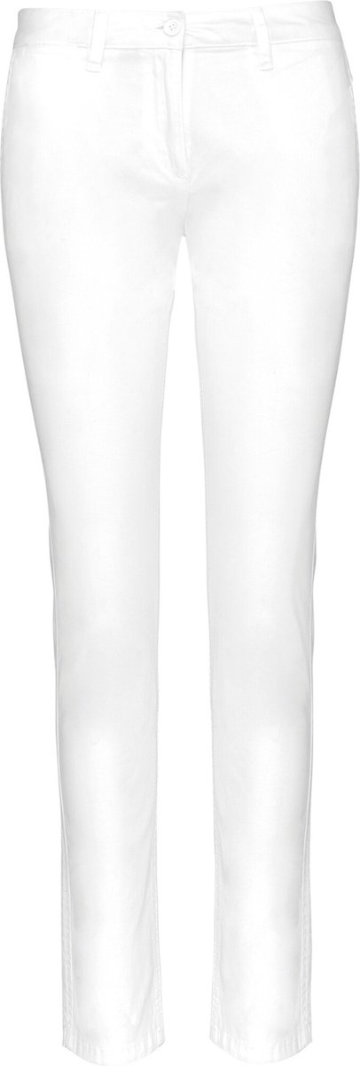 Kariban Dameschinobroek K741 - White - 36 NL (38 FR)