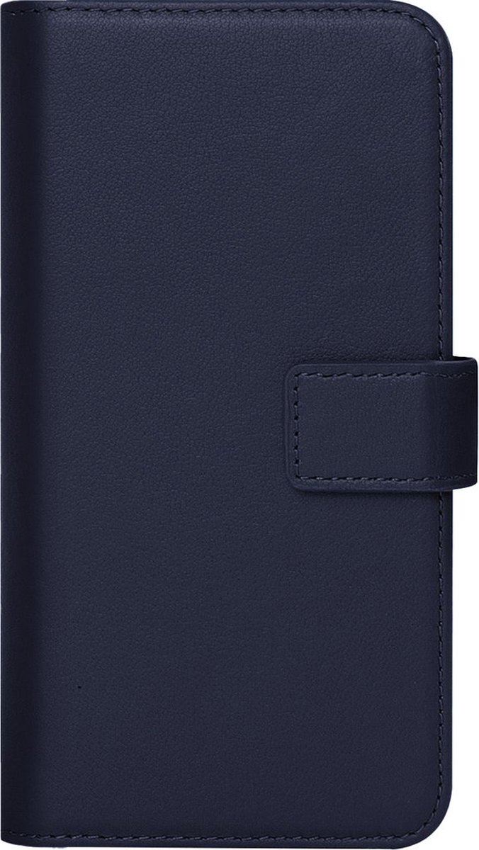 Caseuals Echt Lederen Portemonnee/Boekhoesje - Krachtige magneetsluiting - geschikt voor Apple iPhone 15 Pro Max - Blauw