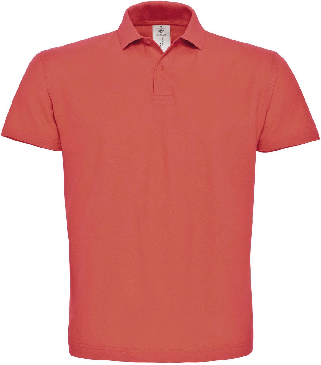 B&C Id.001 Polo Shirt CGPUI10 - Pixel Coral - XXL