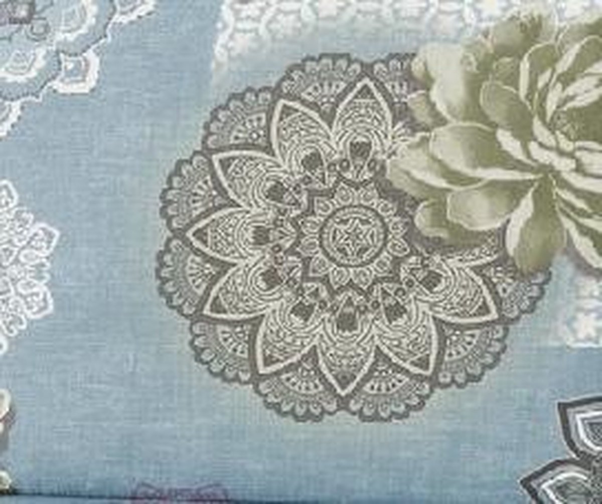 Madison Rugkussen 40x30 Lisa blue Blauw