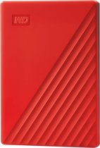 Western Digital My Passport - Externe Harde Schijf - 2 TB - Rood