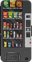 Casimoda® bookcase - Geschikt voor iPhone 15 Pro - Hoesje met pasjeshouder - Snoepautomaat - Multi - Kunstleer