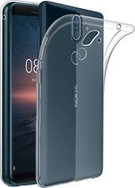 ebestStar - Hoes voor Nokia Nokia 8 Sirocco, Back Cover, Beschermhoes anti-luchtbellen hoesje, Transparant