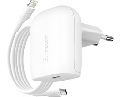 Belkin Boost Charge adapter met kabel - USB-C naar Lightning - 1m - 20W - Wit