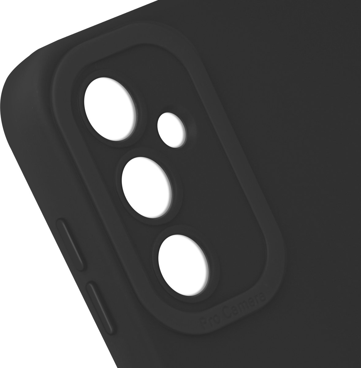 Avizar Hoes Geschikt voor Samsung Galaxy A14 Mat Beschermde Camera, Zwart
